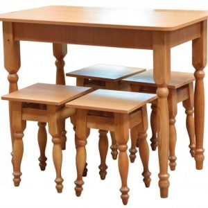 СТІЛ КУХОННИЙ + 4 ТАБУРЕТКИ