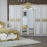 Спальня «ЄВА» Глянець білий - Золото